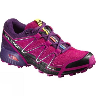 Zapatillas Running Salomon Speedcross Vario Mujer Rosas Oscuro / Negras - Chile MNU308425